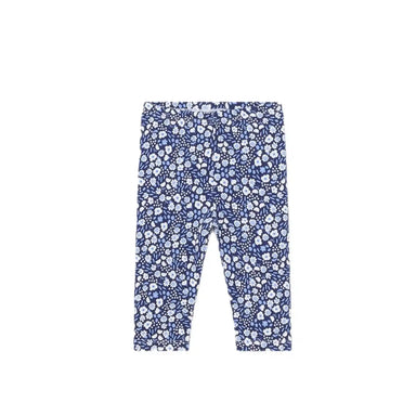Mayoral Baby Leggings, Blue, front view flat 