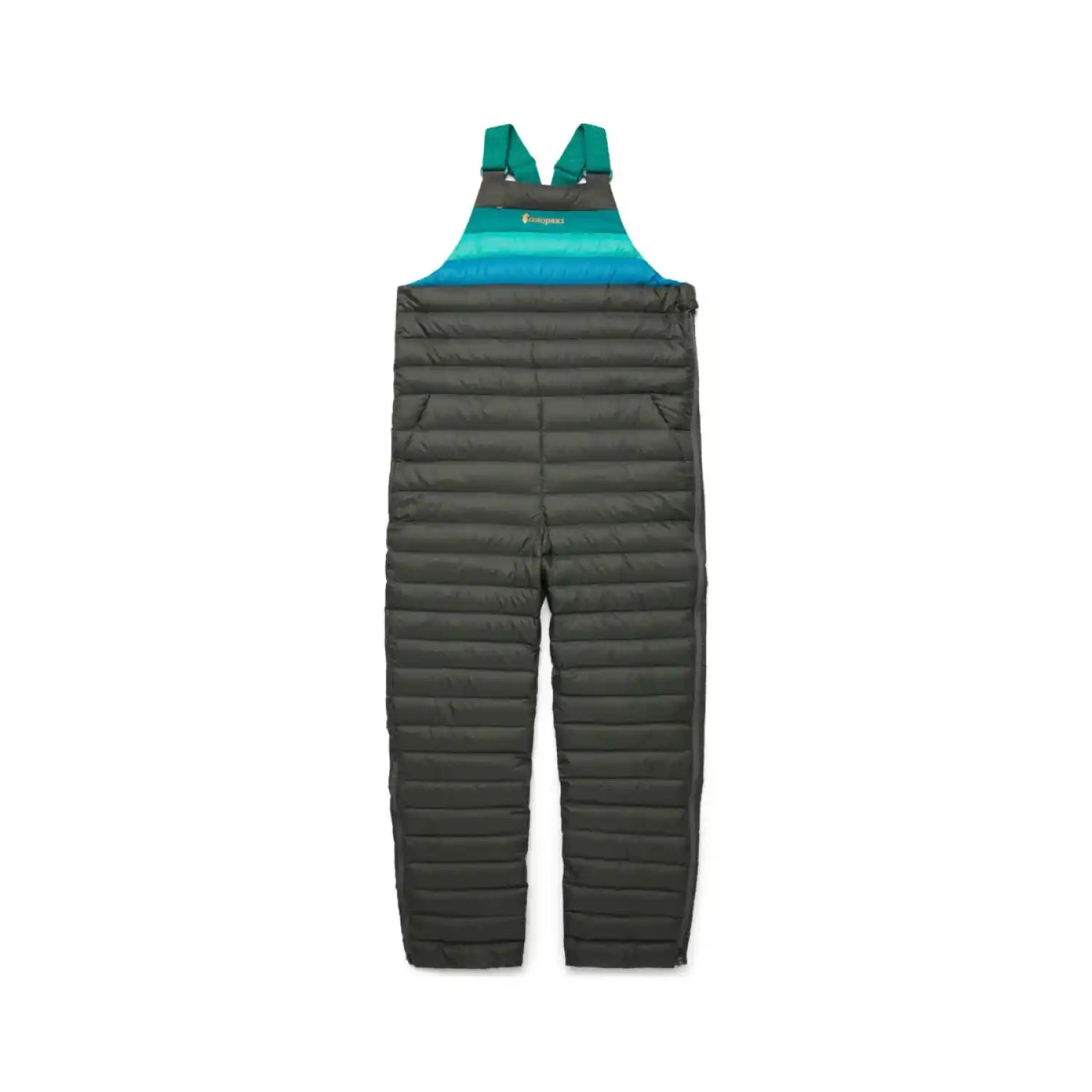 Cotopaxi M's Fuego Down Overall, Woods, front view 