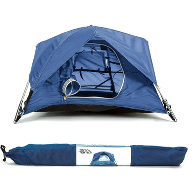 Matador Tiny Tent shown in the blue color option.