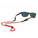 Croakies Eyewear Retainers Terra System Adjustable XL End in red on glasses