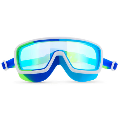 Bling2O Kid's Bean Swim Goggles in virtually white, front view