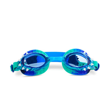 Bling2O Kid's Dino Dive Swim Goggles in roaring royal, front view