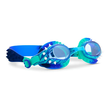 Bling2O Kid's Dino Dive Swim Goggles in roaring royal, side view