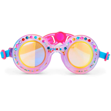 Bling2O Kid's Dazzling Swim Goggles in gumball gleam, front view