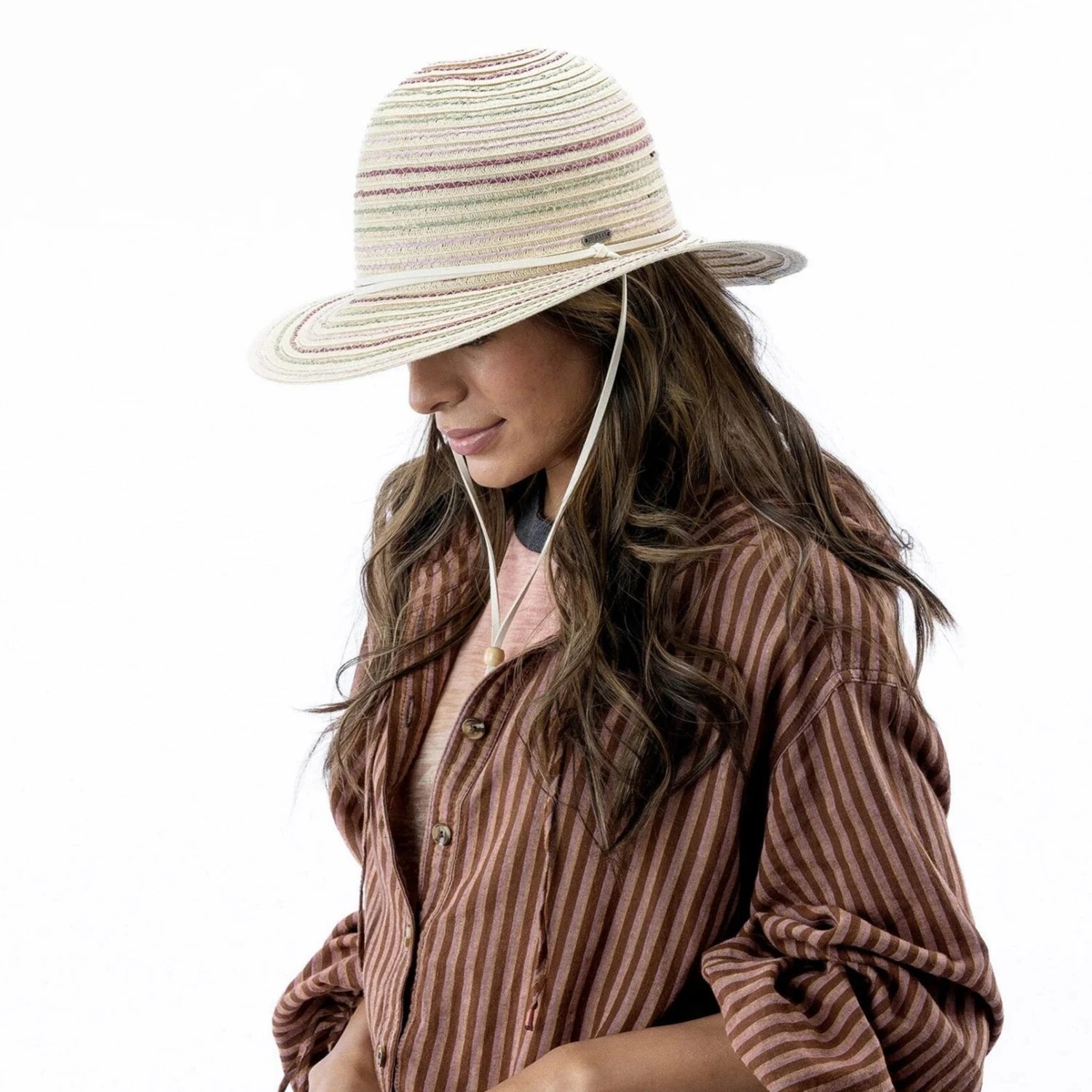 Pistil Twyla Sun Hat on model, side view