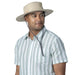 Pistil Men's Dalton Sun Hat in khaki, model front view