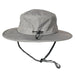 Pistil Men's Dalton Sun Hat in grey, back view