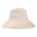 Pistil Women's Leigh Sun Hat in ivory, front view