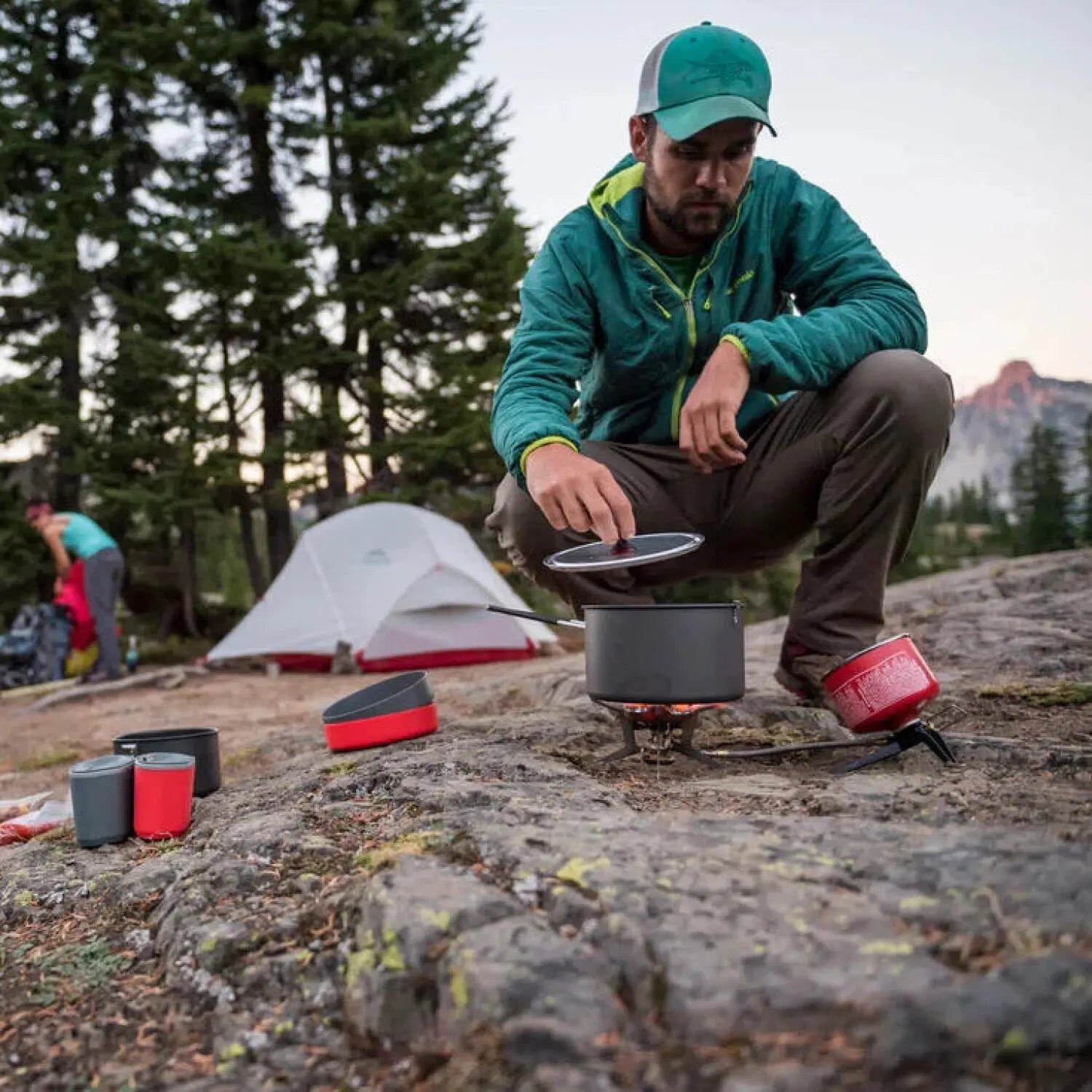 MSR WhisperLite™ Universal Stove, lifestyle view