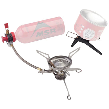 MSR WhisperLite™ Universal Stove connected fuel canister