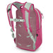 Osprey's Daylite Jr. Pack in hotspot pink & mint, back view