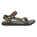 Teva Men's Original Universal Sandal in geo mashup olive, side view
