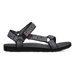Teva Men's Original Universal Sandal in windy summer black & grey, side view