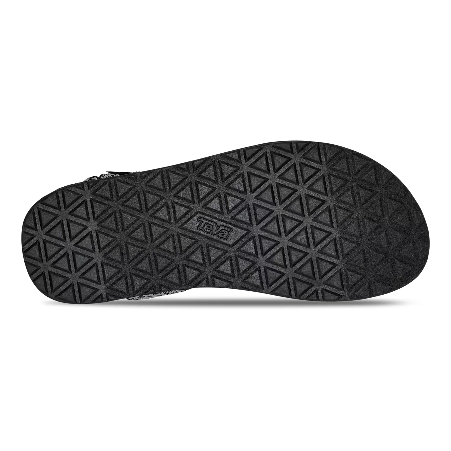 Teva Men's Original Universal Sandal in windy summer black & grey, sole view