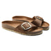 Birkenstock Madrid Big Buckle Sandal in cognac, pair view