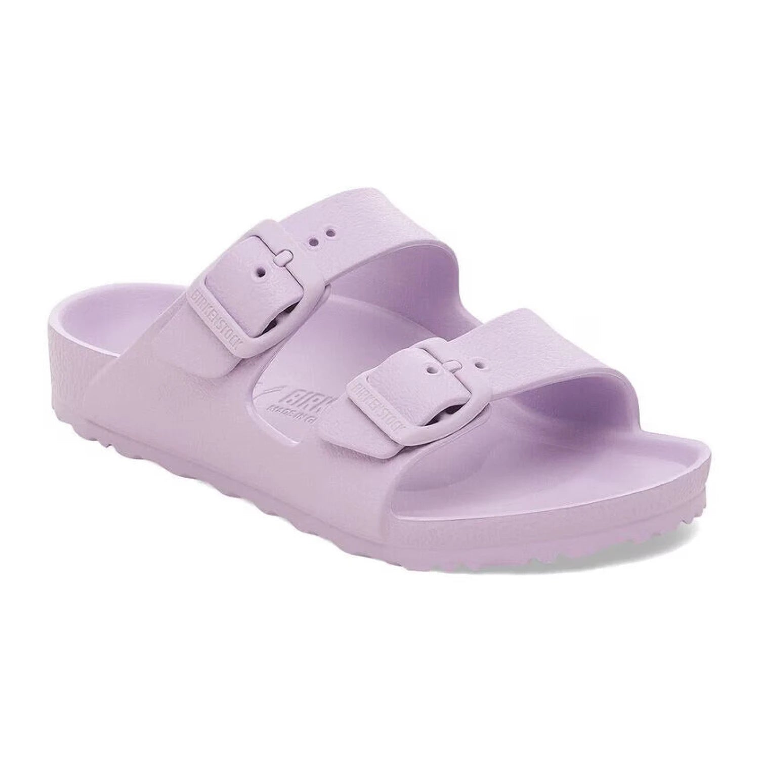 BIRKENSTOCK Kid's Arizona EVA Sandals in crocus,  front angled view