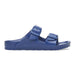BIRKENSTOCK Kid's Arizona EVA Sandals in navy, side view