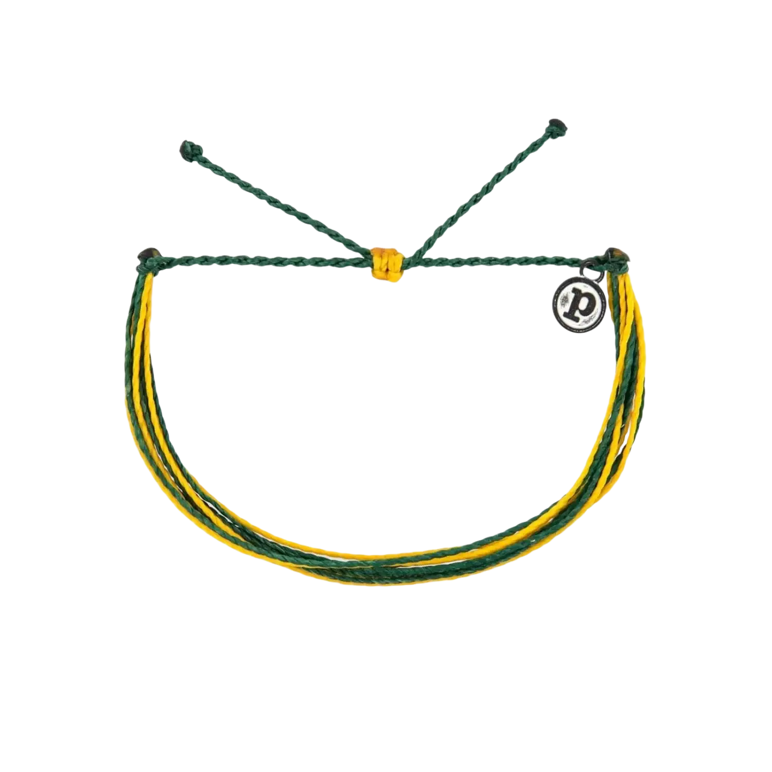 Pura Vida Original Bracelet in green & yellow