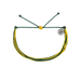 Pura Vida Original Bracelet in green & yellow