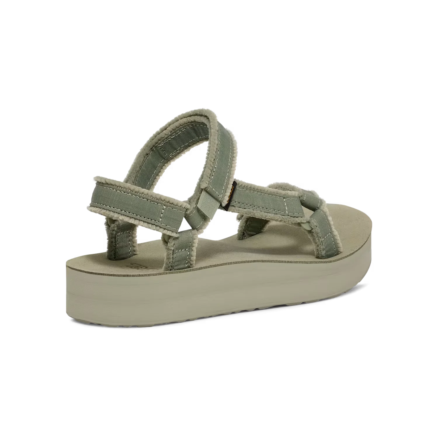 TEVA Women's Midform Universal Canvas Sandal in seagrass, back view