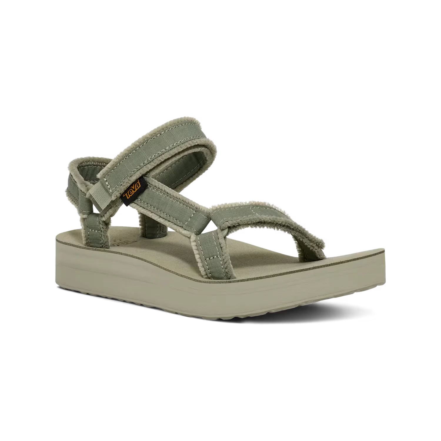 TEVA Women's Midform Universal Canvas Sandal in seagrass, front view