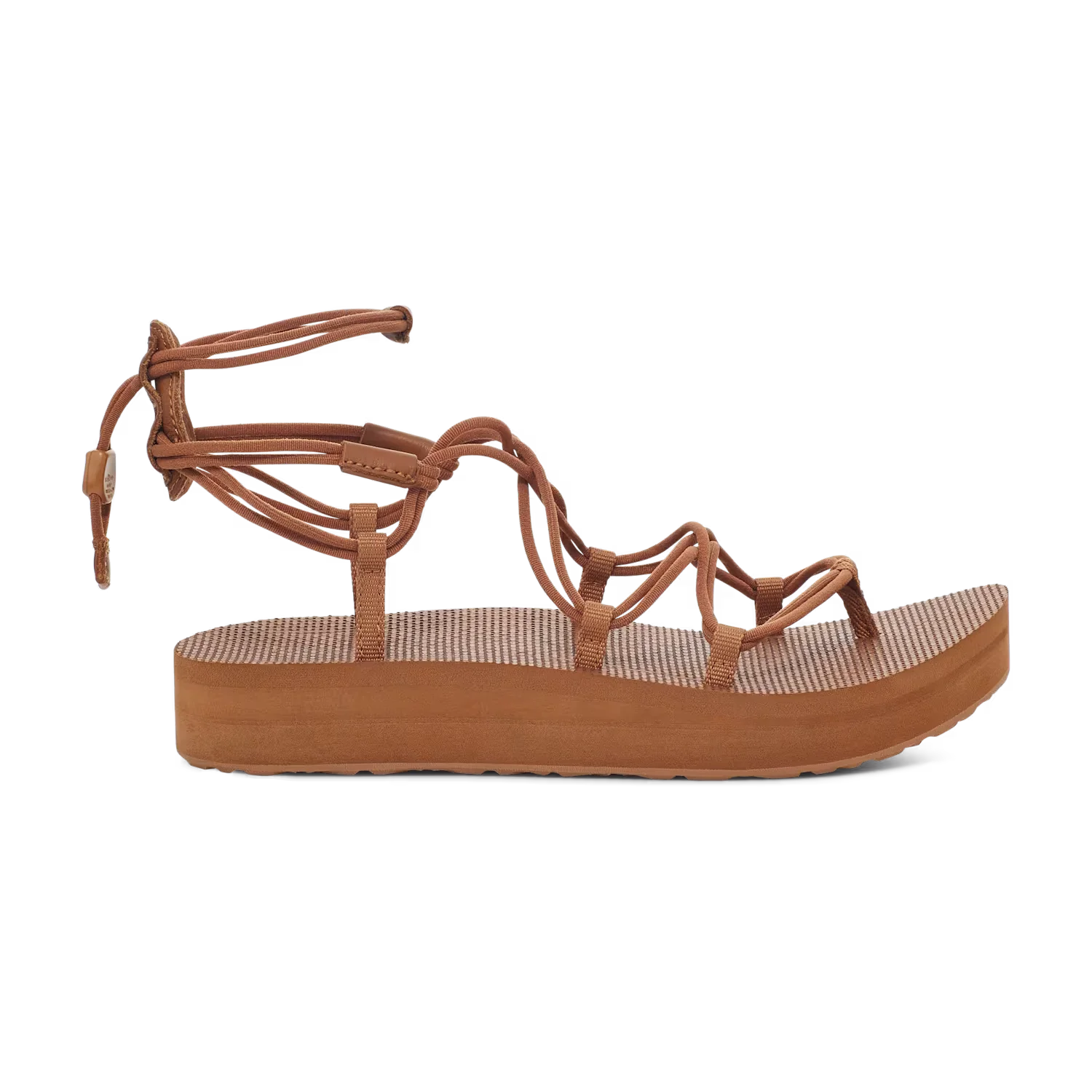 Teva Women's Midform Infinity Sandal in lion, side view