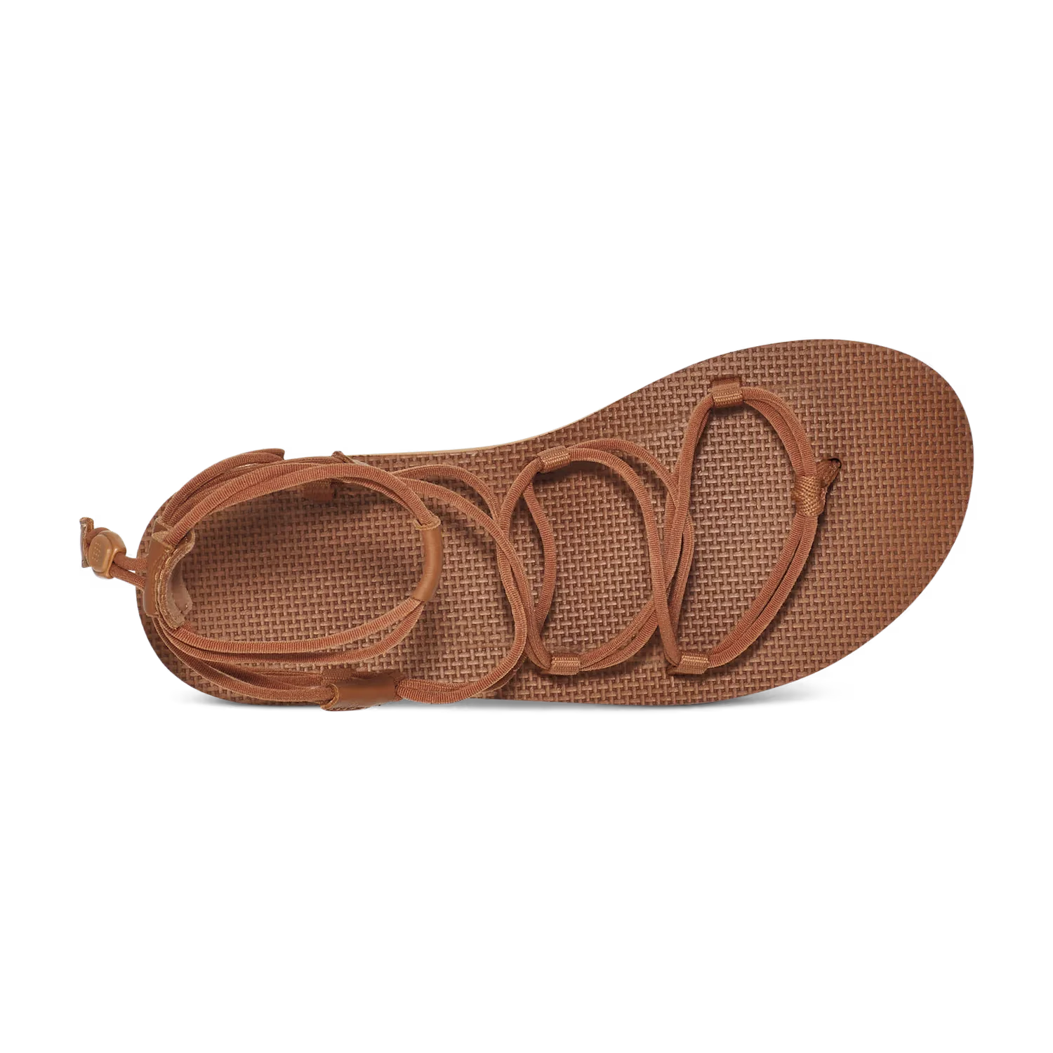 Teva Women's Midform Infinity Sandal in lion, top view