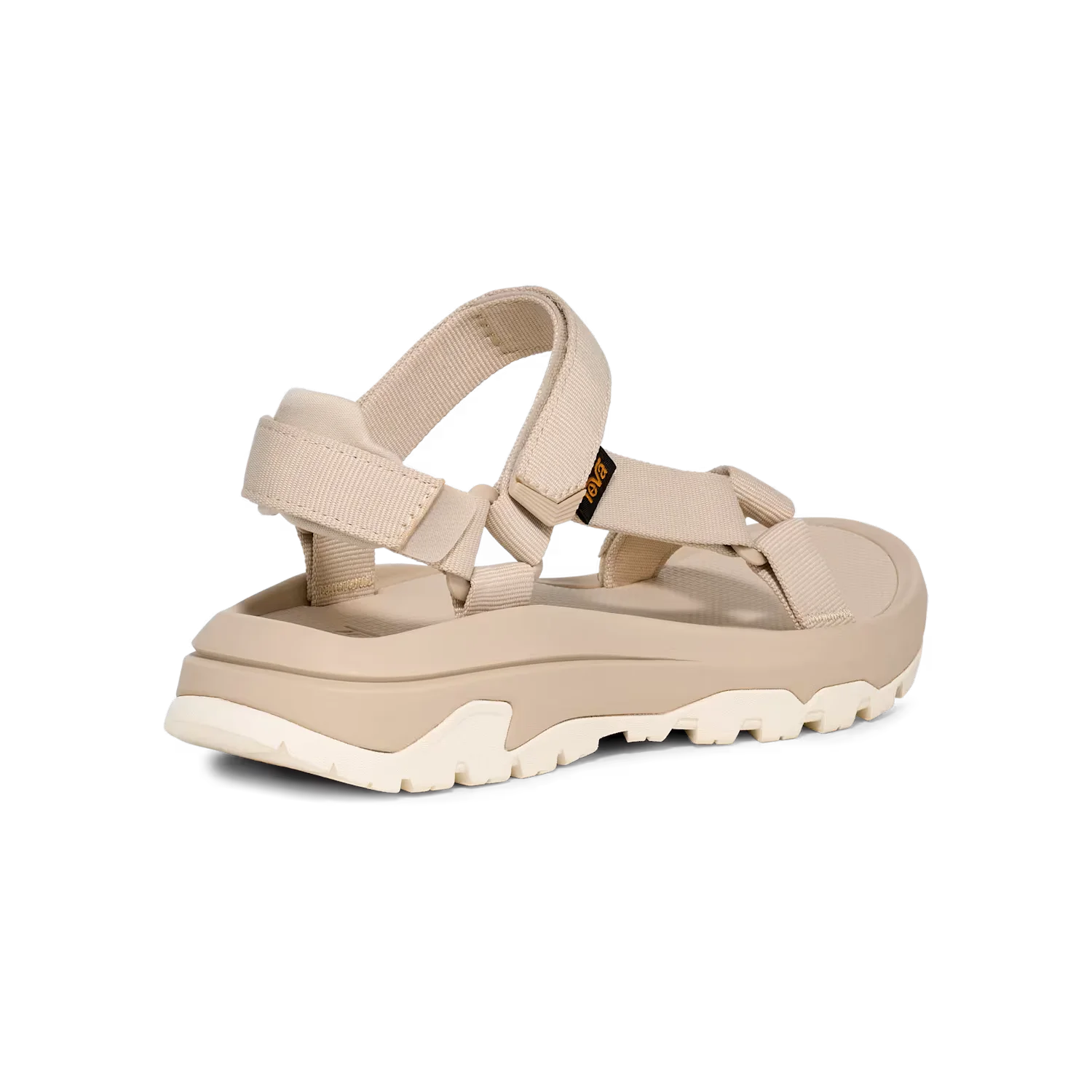 TEVA Women's Hurricane XLT3 Sandal in oyster, back view