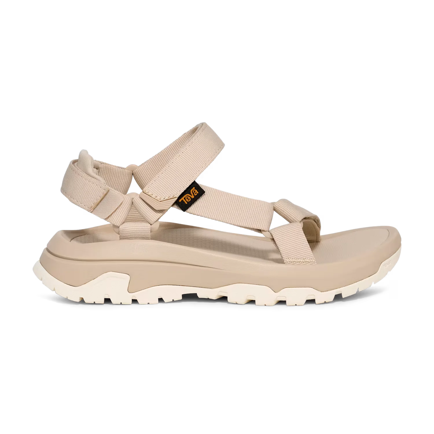 TEVA Women's Hurricane XLT3 Sandal in oyster, side view