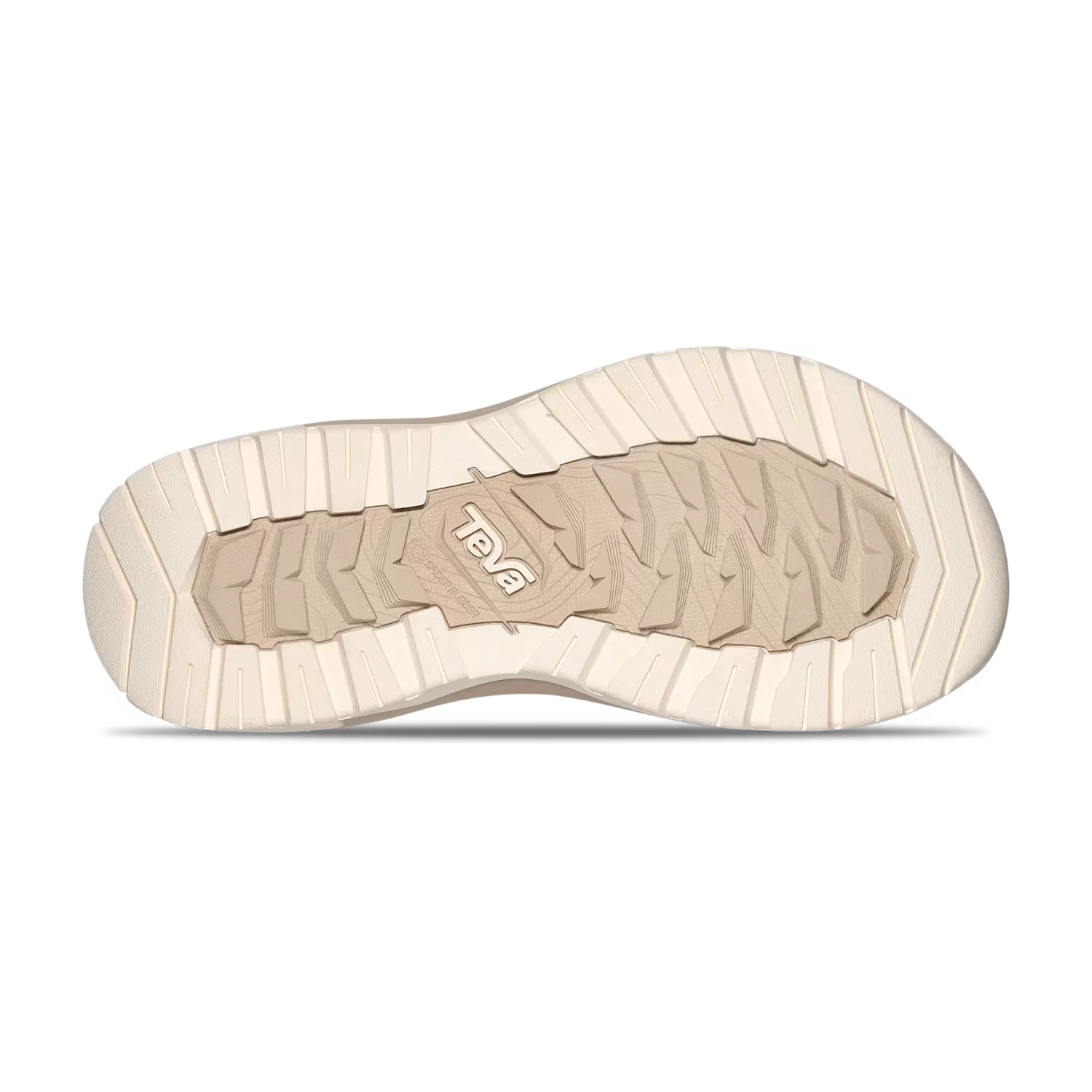 TEVA Women's Hurricane XLT3 Sandal in oyster, sole view