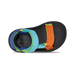 TEVA Toddler's Hurricane XLT JR Sandal in neon multi, top view