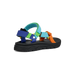 TEVA Kid's Hurricane XLT JR Sandal in neon multi, back view