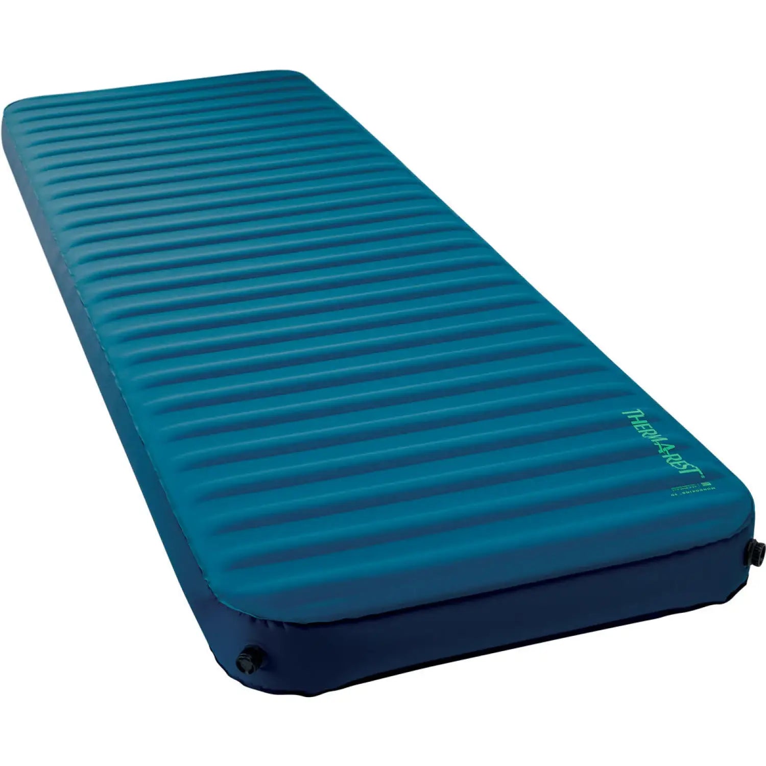 Therm-a-Rest MondoKing™ 3D Sleeping Pad shown in the Marine Blue color angled view. 