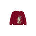 Mayoral Baby Jacquard Animal Sweater. Front view.