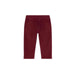 Mayoral Baby Corduroy Joggers shown in the Cherry color. Front view.