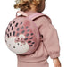 Mayoral Baby Backpack shown in the Hedgehog option. Front view on model.