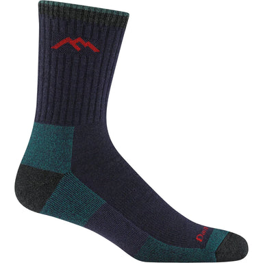Darn Tough Men's Hiker Micro Crew Midweight Hiking Sock shown in the blackberry color option. Side view.