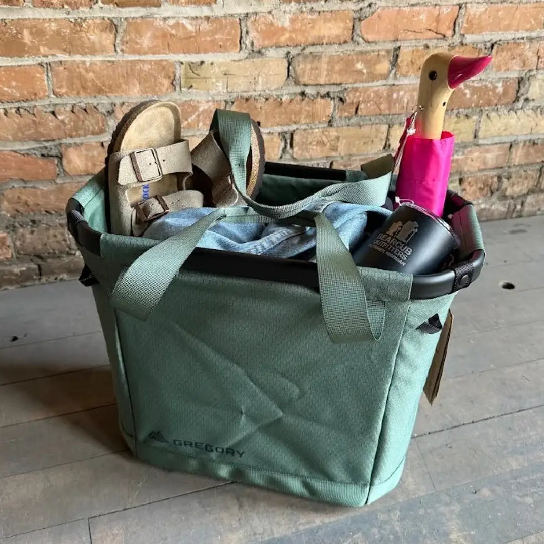Gregory Packs Alpaca Gear Tote 30 in Nomad Green, front view full