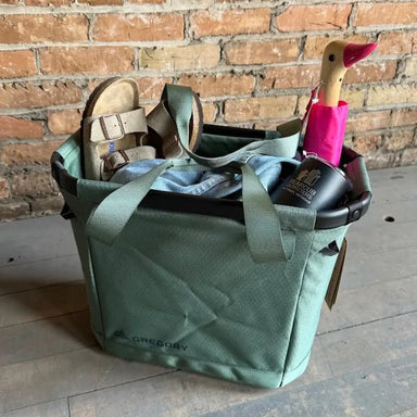 Gregory Packs Alpaca Gear Tote 30 in Nomad Green, front view full