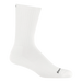Darn Tough Men's The Standard Crew Cushioned Lightweight Lifestyle Socks in white, side view