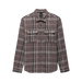 Prana Men's Westbrook Flannel Shirt in quarry, flat front view