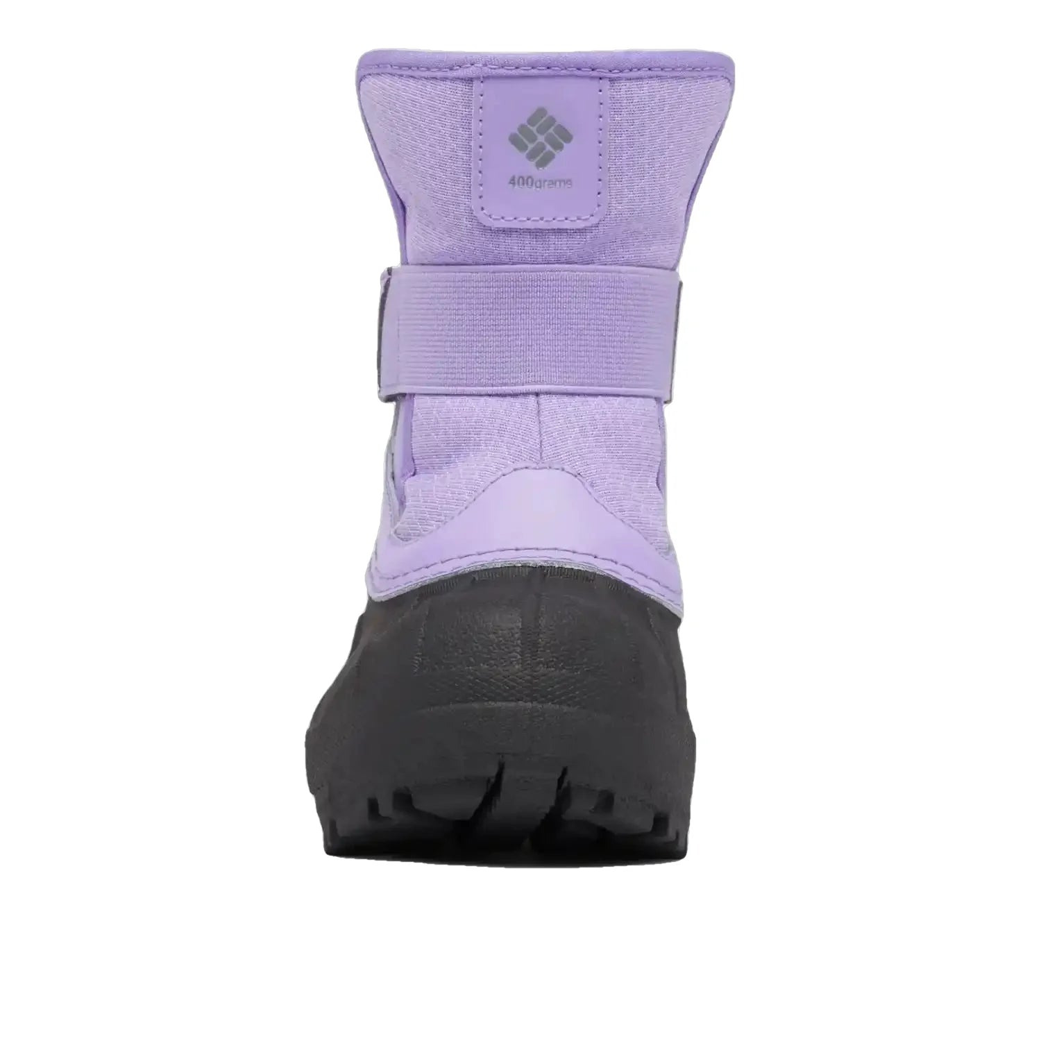 Toddler Bugaboot Celsius Strap Boot in Paisley Purple. Front View.