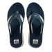 Reef Men's Fanning Sandal in navy/oat, top view