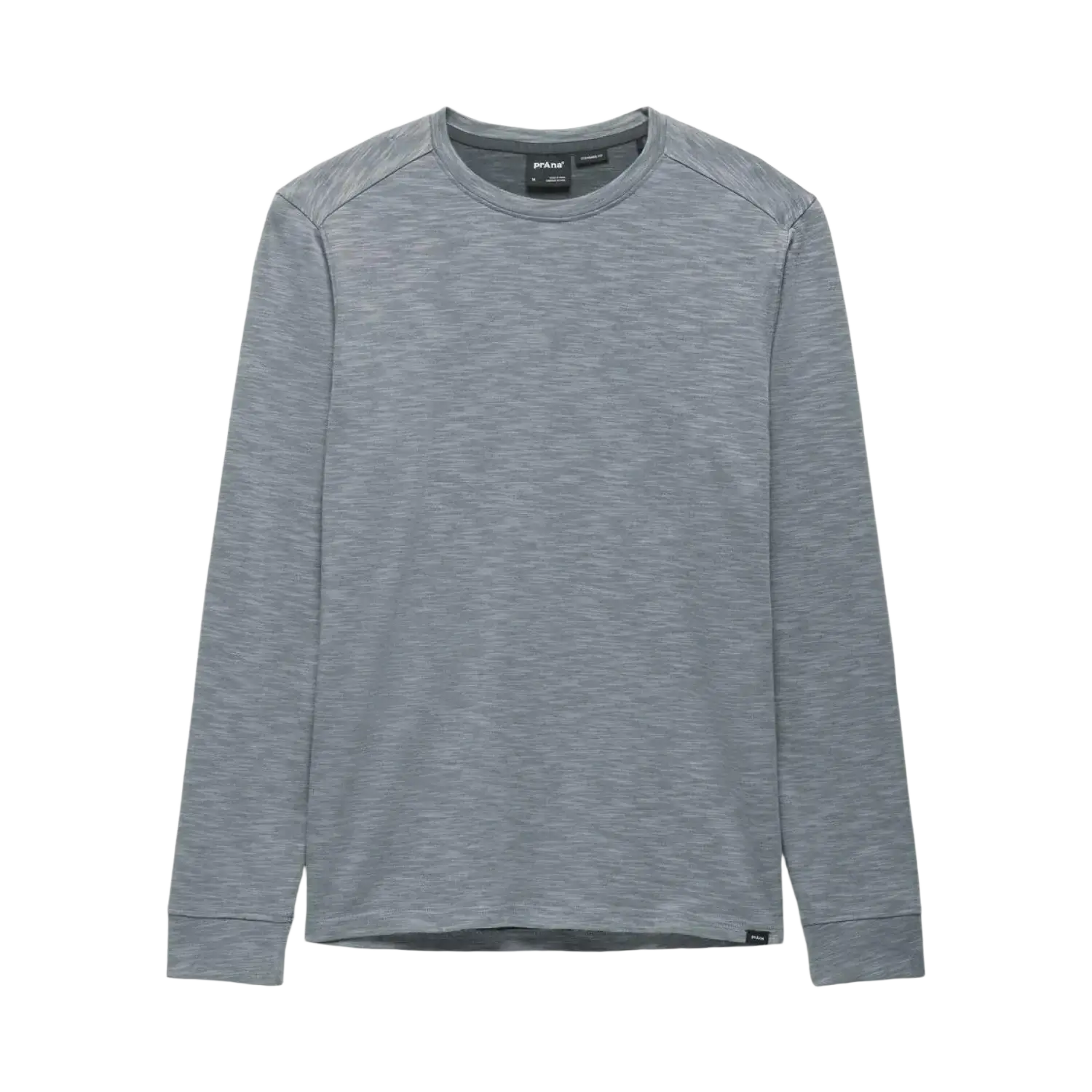 PrAna Men's Ronnie Crew II in quarry, flat front view