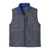 Patagonia Men's Light Gust Vest in smolder blue, flat front view
