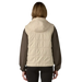 Patagonia Women's Light Gust Hooded Vest in natural, on model back view