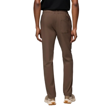 PrAna Men's Wonderland Rocks Pull-On Pant in mud, on model back view