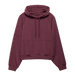 PrAna Women's Shea Soft Hoodie in deep vino, flat front view