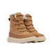 Sorel Kid's EXPLORER™ III Waterproof Boot in tawny buff & bleached ceramic, pair front view