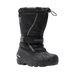 Sorel Kid's Flurry Boot in black & ty grey, side view